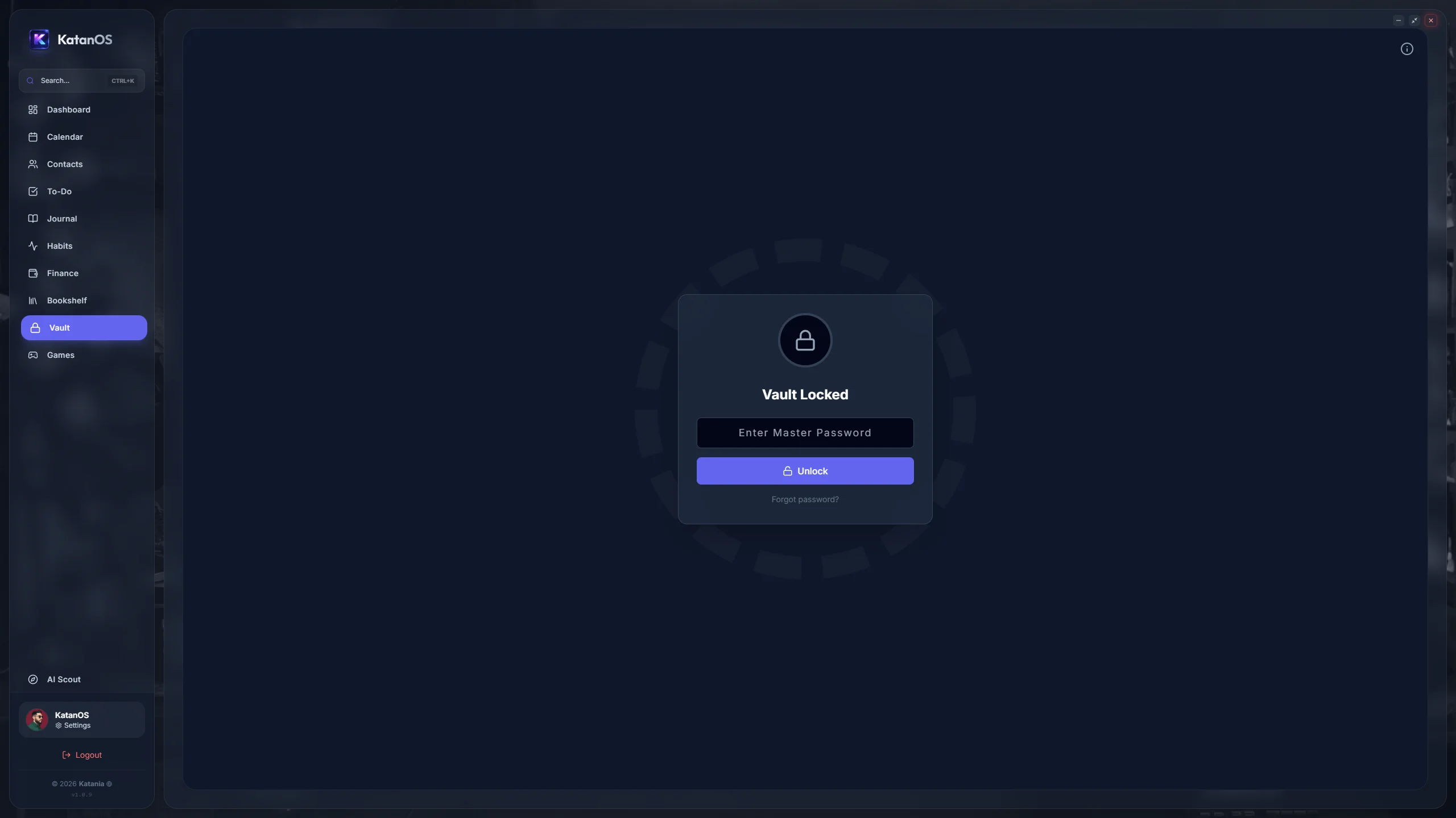 KatanOS - Vault